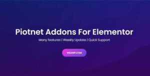 Piotnet-Addons-For-Elementor GPL