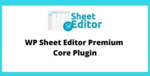 WP SHEET EDITOR CORE