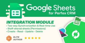 Google Sheets module for Perfex CRM – Two-way Spreadsheets Synchronization